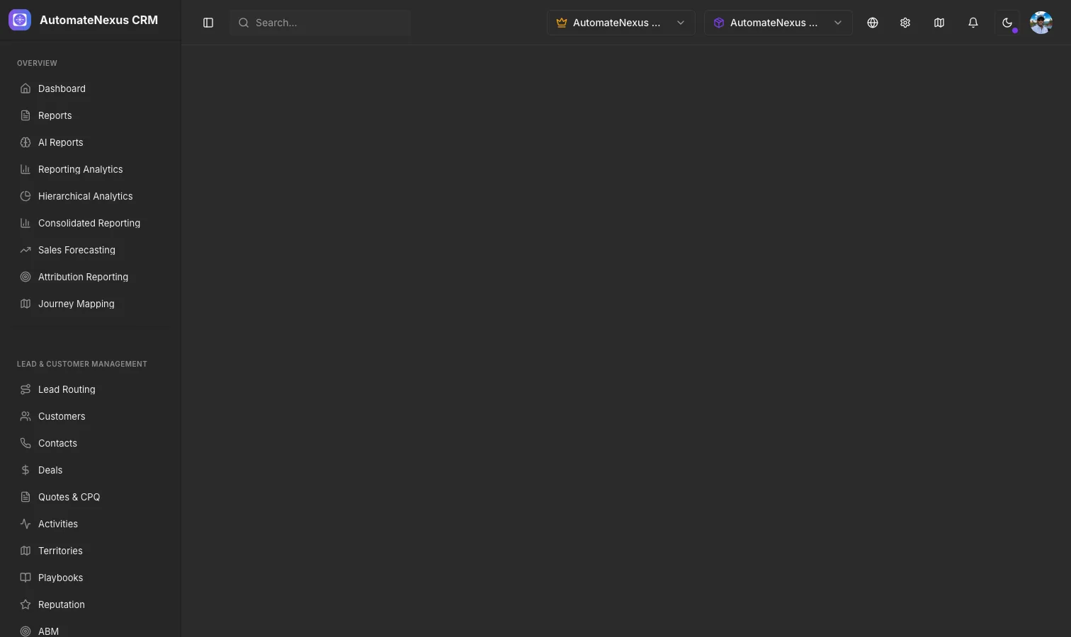 Dashboard Overview